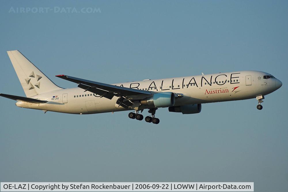 OE-LAZ, 1999 Boeing 767-3Z9 C/N 30331, Austrian heavy.
