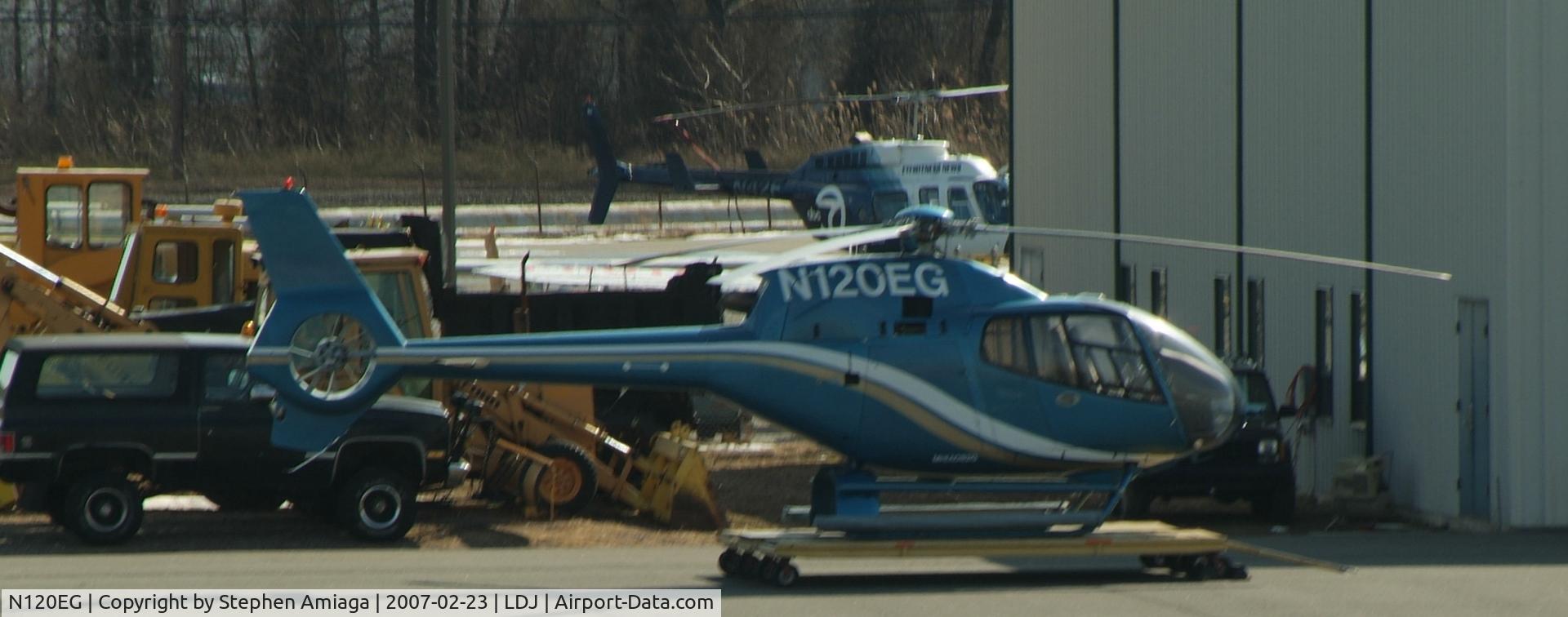 N120EG, 2001 Eurocopter EC-120B Colibri C/N 1195, On the Ramp at Linden
