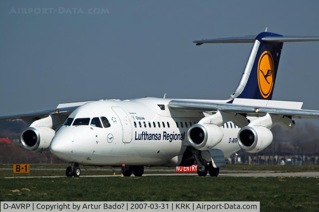 D-AVRP, 1997 British Aerospace Avro 146-RJ85 C/N E.2303, Lufthansa