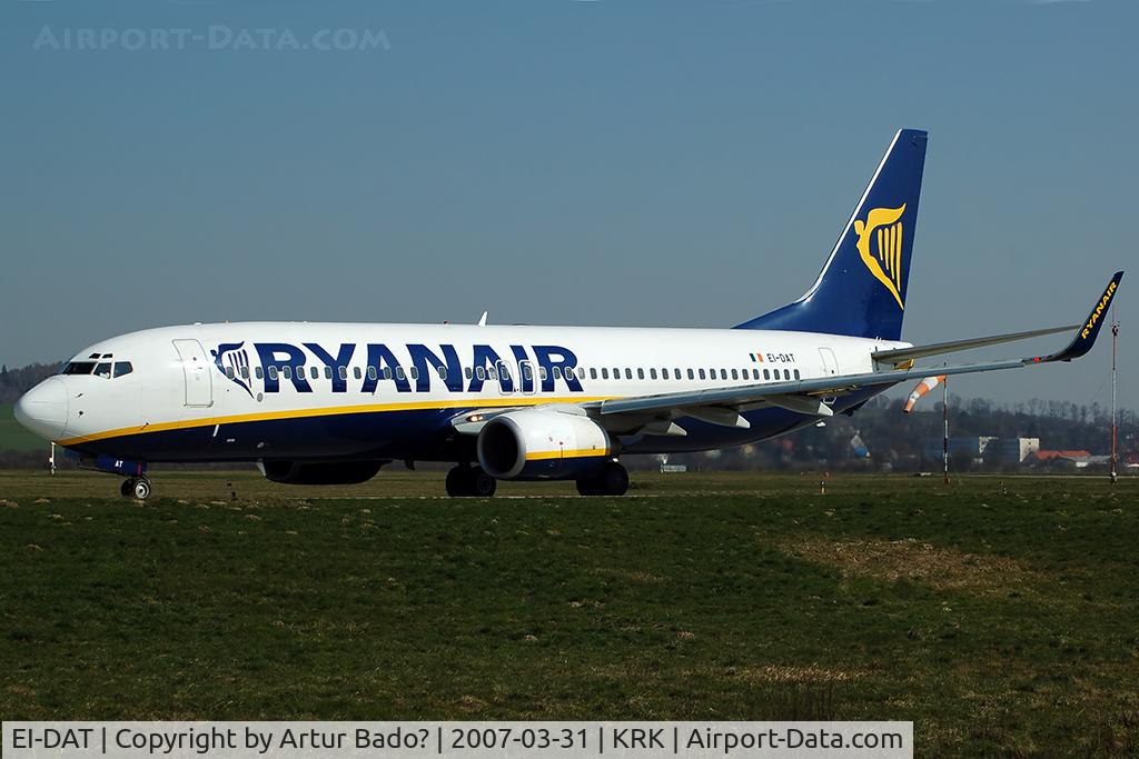 EI-DAT, 2003 Boeing 737-8AS C/N 33554, Ryanair