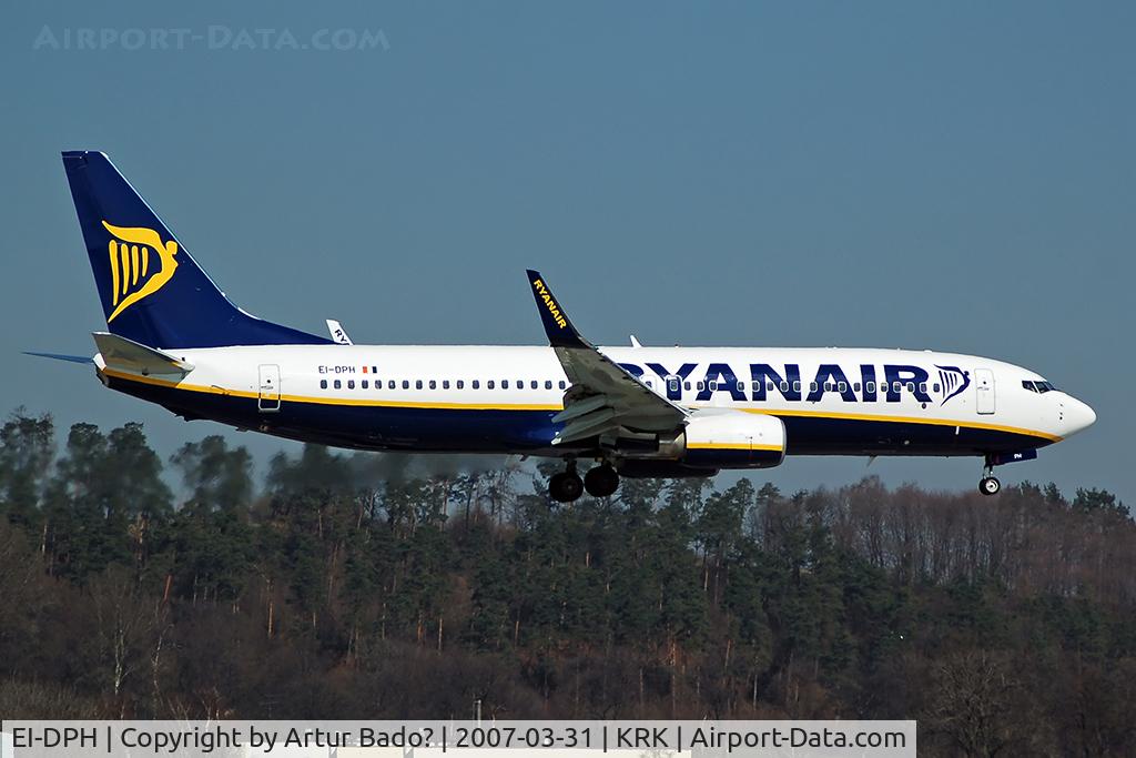 EI-DPH, 2007 Boeing 737-8AS C/N 33624, Ryanair