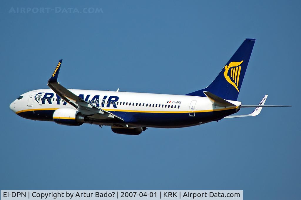EI-DPN, 2007 Boeing 737-8AS C/N 35549, Ryanair