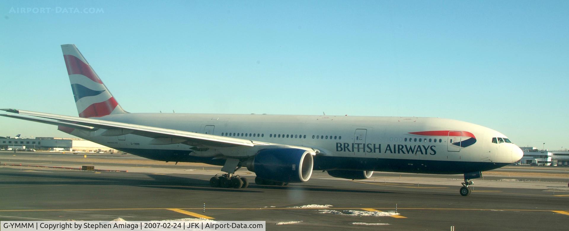 G-YMMM, 2001 Boeing 777-236/ER C/N 30314/342, 777 ER readying for a Trans-Lant