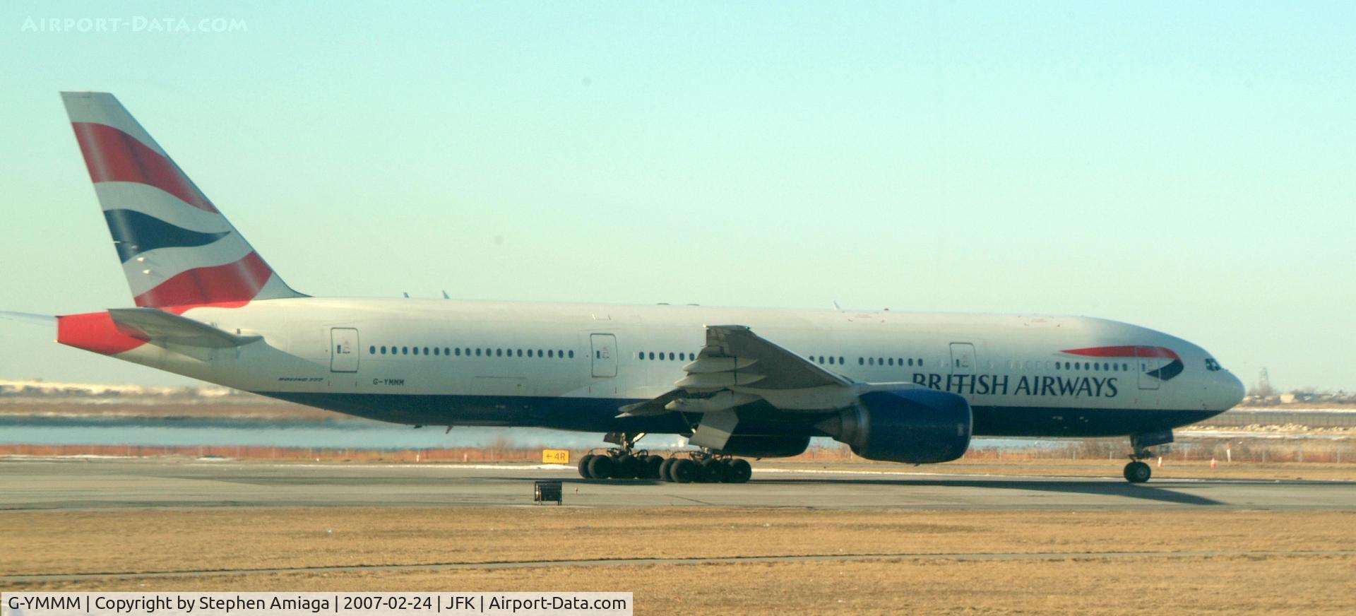 G-YMMM, 2001 Boeing 777-236/ER C/N 30314/342, Speedbird... Taxi into position and hold...
