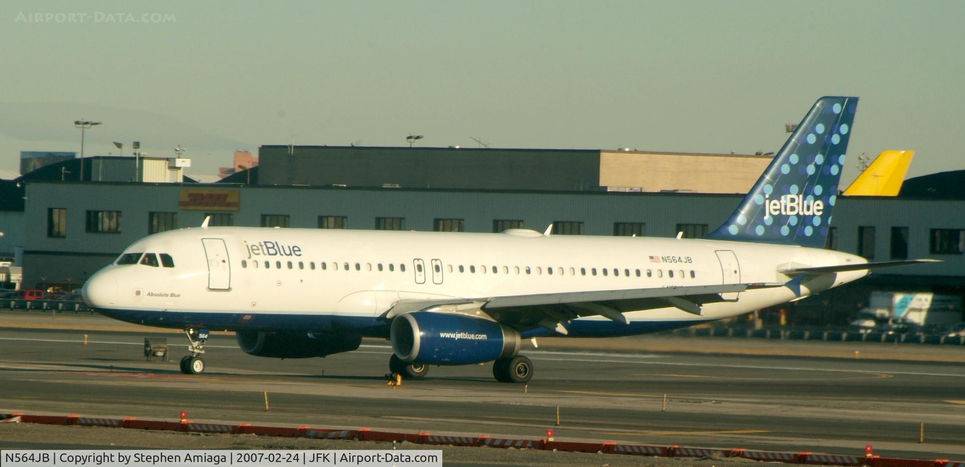 N564JB, 2003 Airbus A320-232 C/N 2020, 