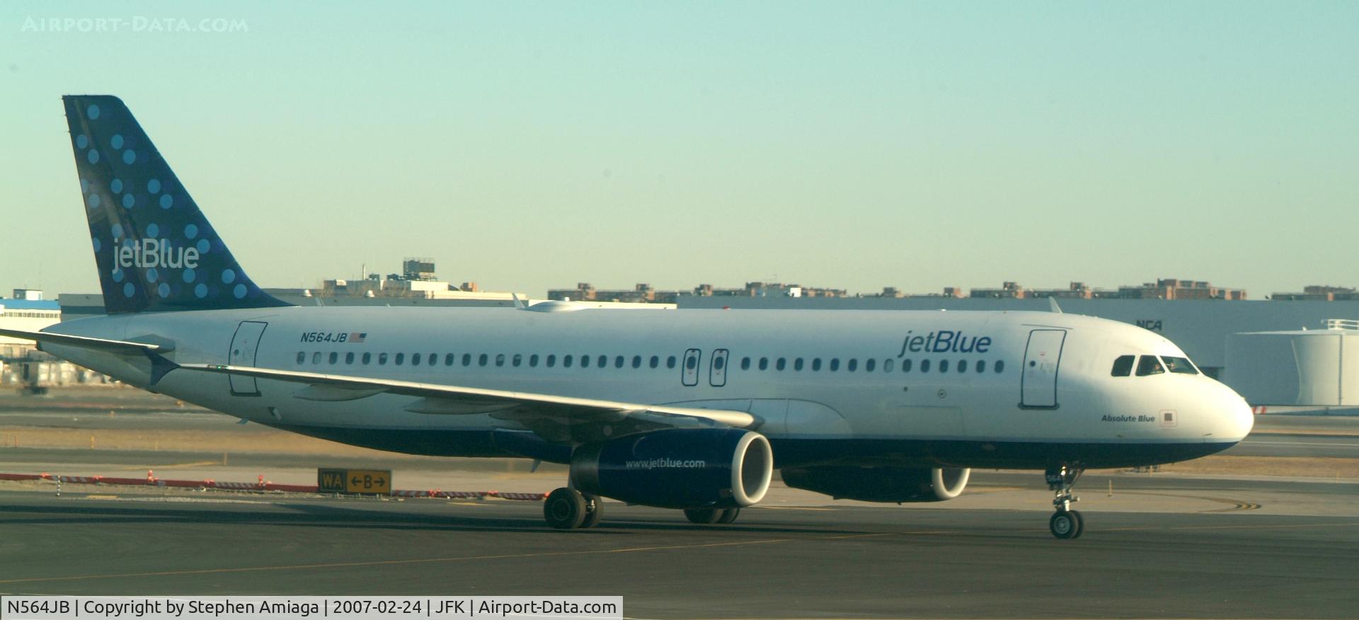 N564JB, 2003 Airbus A320-232 C/N 2020, 