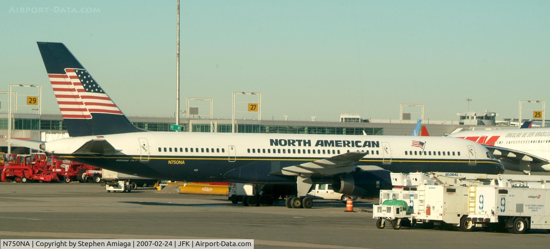 N750NA, 1995 Boeing 757-28A C/N 26277, Ready for that long haul to Lagos...