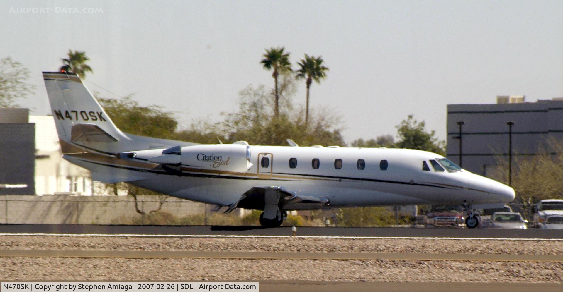 N470SK, 2003 Cessna 560XL Citation Excel C/N 560-5348, 560xl Taxiing in