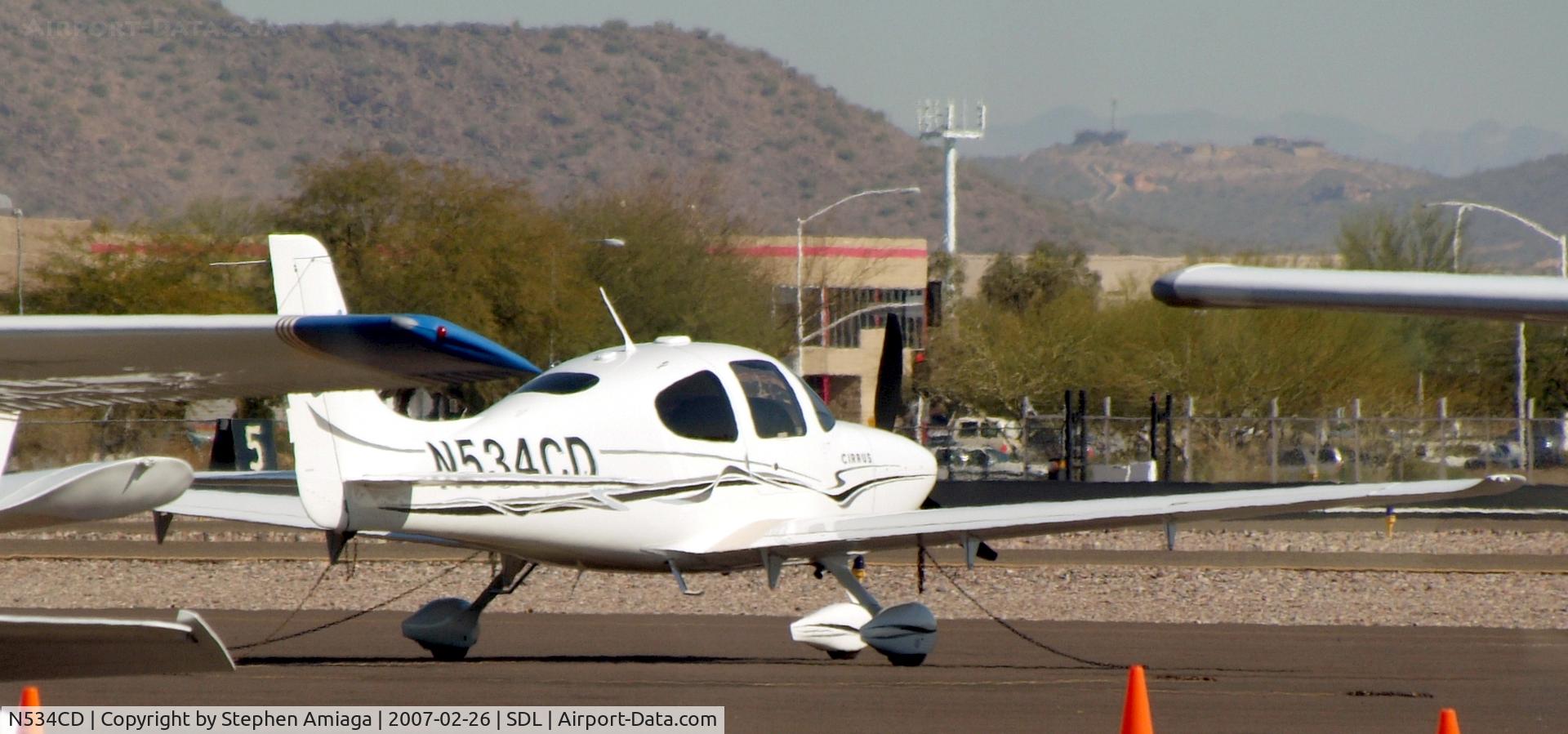 N534CD, 2005 Cirrus SR22 GTS C/N 1623, Cirrus on the ramp