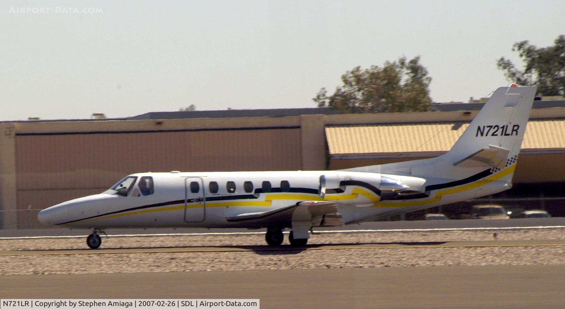 N721LR, 1986 Cessna S550 Citation IIS C/N S550-0118, C 550 Taxiing in