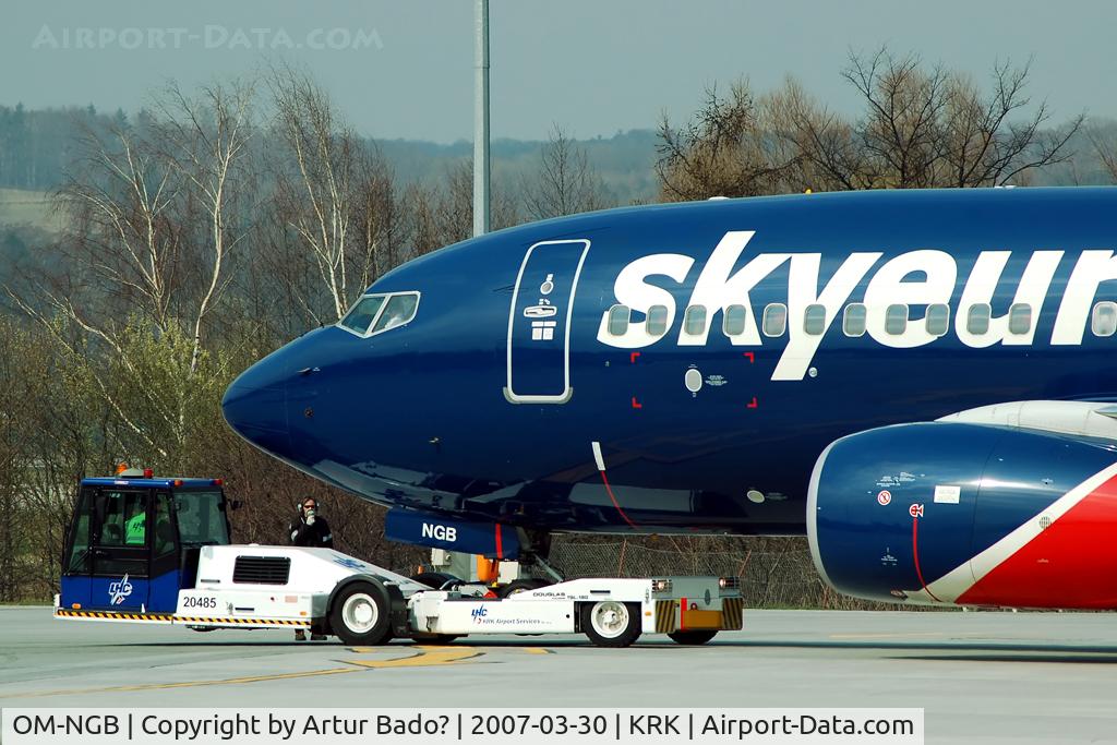 OM-NGB, 2005 Boeing 737-76N C/N 32695, SkyEurope