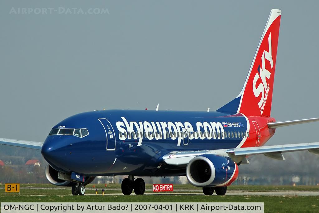 OM-NGC, 2006 Boeing 737-76N C/N 32696, SkyEurope