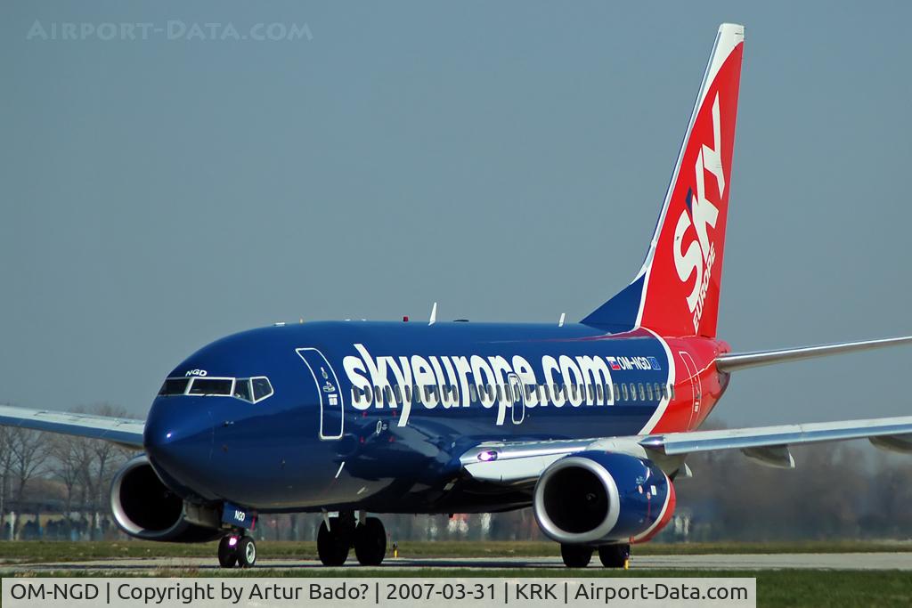 OM-NGD, 2006 Boeing 737-76N C/N 32674/1952, SkyEurope