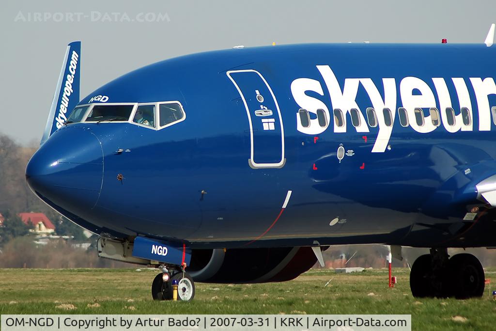 OM-NGD, 2006 Boeing 737-76N C/N 32674/1952, SkyEurope