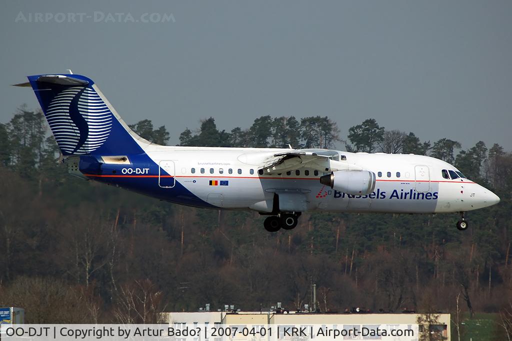 OO-DJT, 1996 British Aerospace Avro 146-RJ85 C/N E.2294, Brussels Airlines