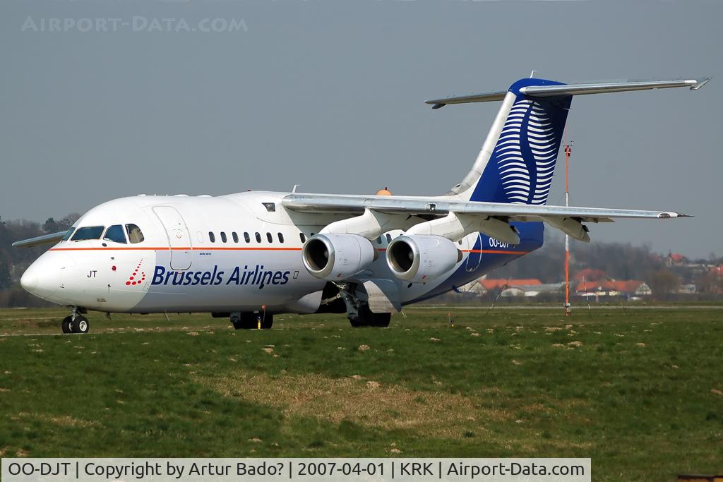 OO-DJT, 1996 British Aerospace Avro 146-RJ85 C/N E.2294, Brussels Airlines