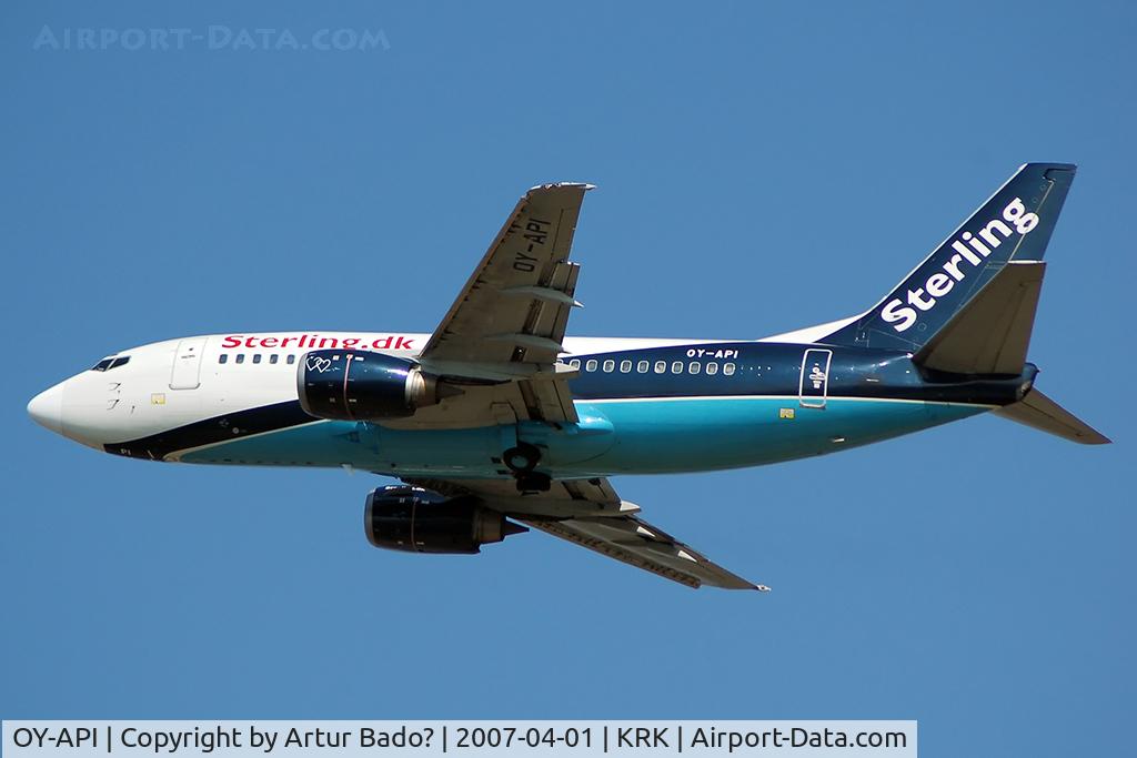 OY-API, 1997 Boeing 737-5L9 C/N 28722, Sterling