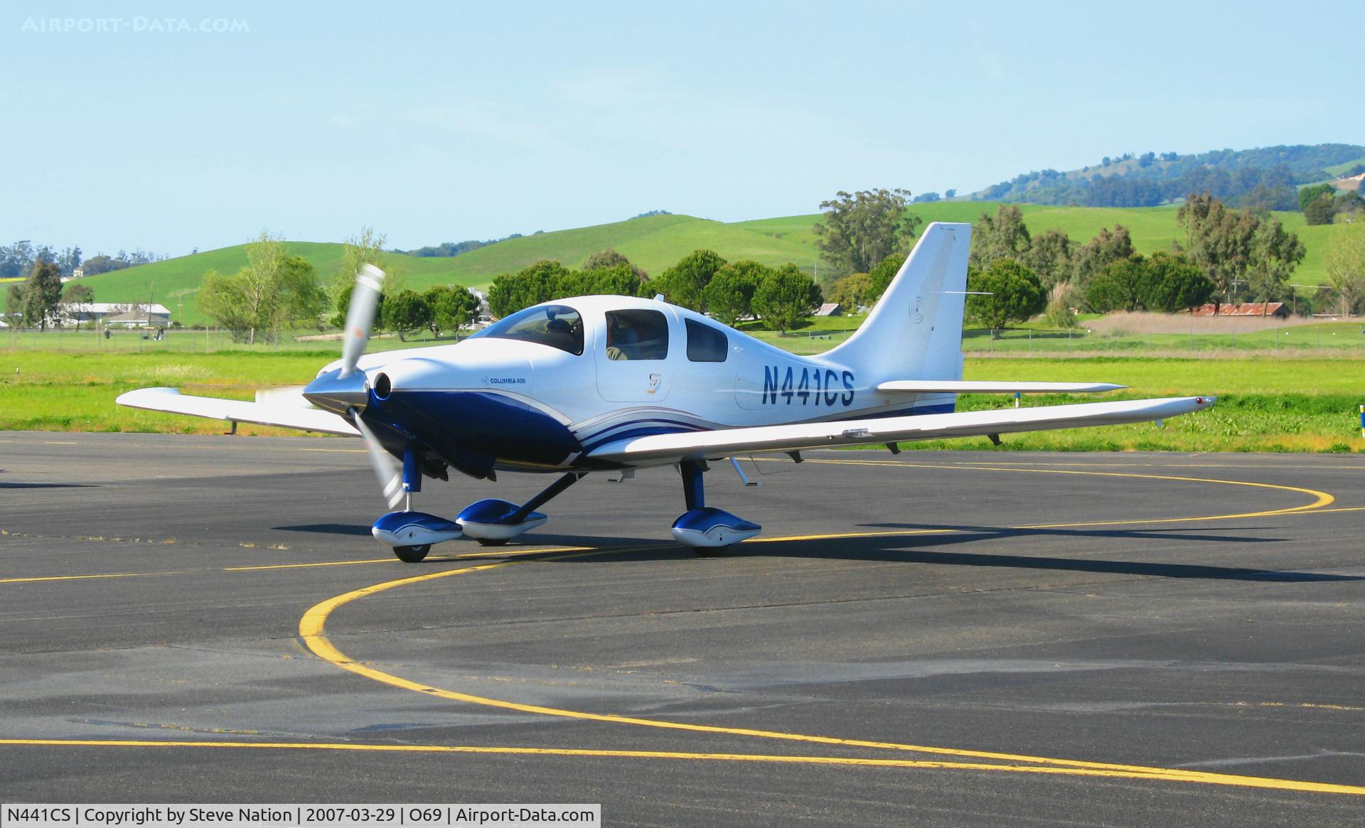 N441CS, 2006 Columbia Aircraft Mfg LC41-550FG C/N 41596, 2006 Columbia LC41-550FG visiting from Auburn @ Petaluma, CA