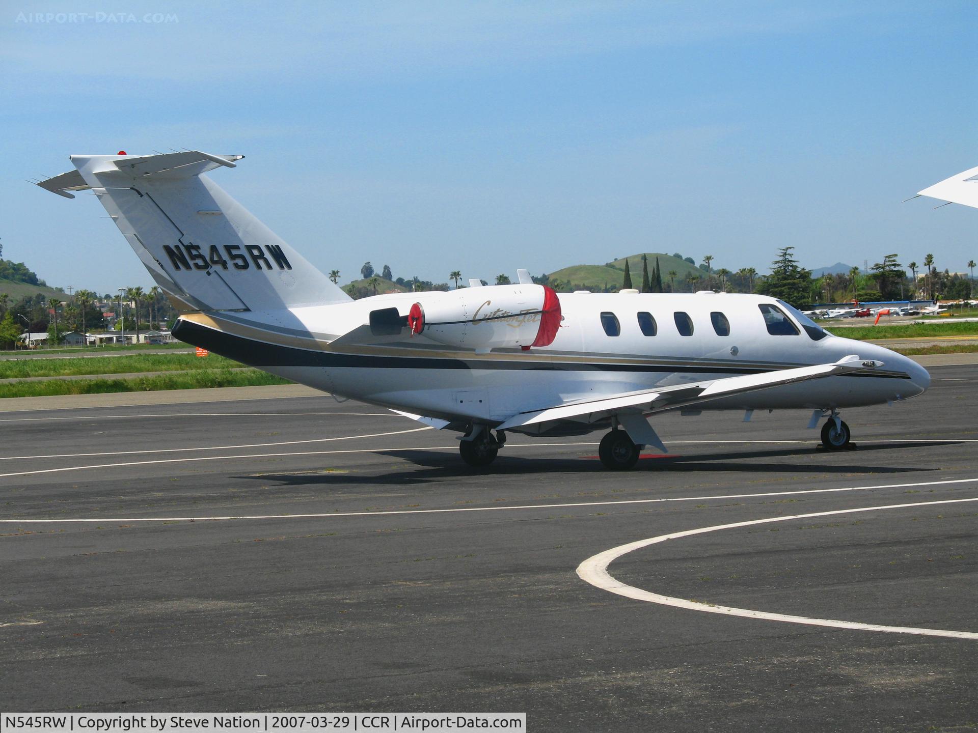 N545RW, 1996 Cessna 525 CitationJet C/N 525-0141, BHR A/S 1996 cessna 525 @ Buchanan Field (Concord), CA