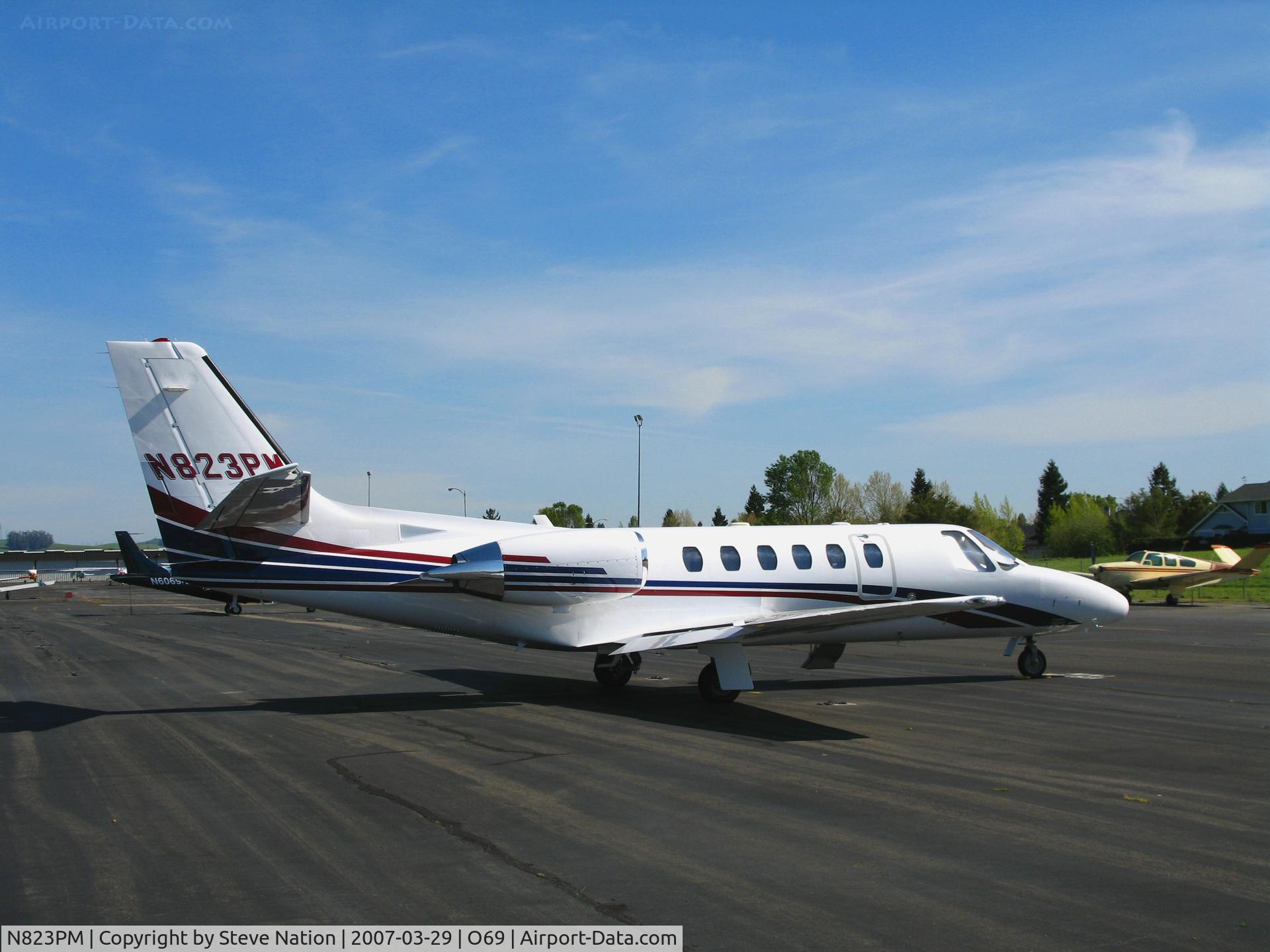 N823PM, 2003 Cessna 550 C/N 550-1064, TBN Group 2003 Cessna 550 @ Petaluma, CA