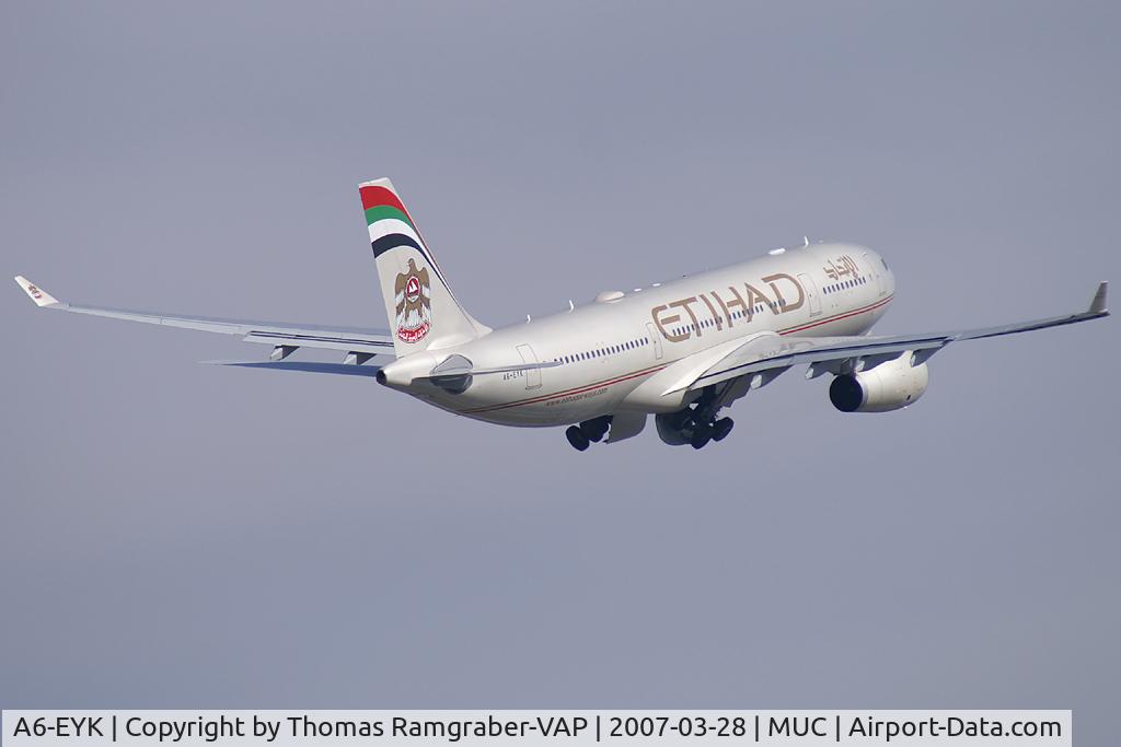 A6-EYK, 2006 Airbus A330-243 C/N 788, Etihad Airways Airbus A330-200