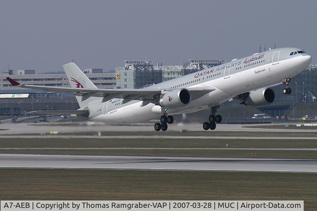 A7-AEB, 2004 Airbus A330-302 C/N 637, Qatar Airways Airbus A330-300