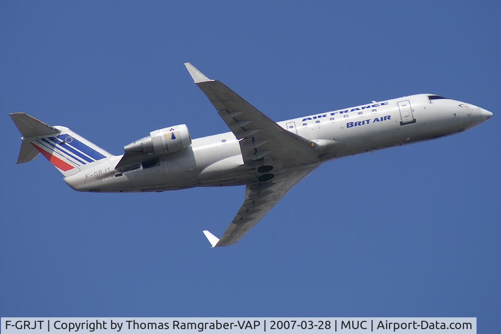 F-GRJT, 2000 Canadair CRJ-100ER (CL-600-2B19) C/N 7389, Air France Canadair Regionaljet