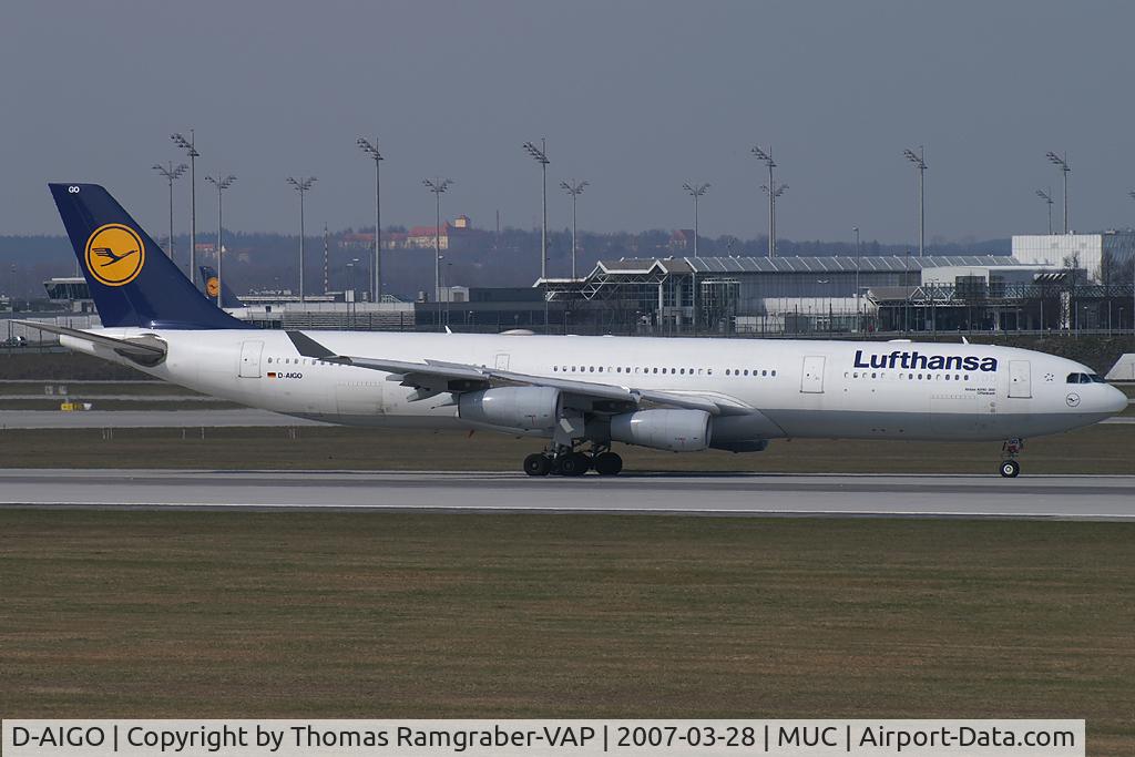 D-AIGO, 1998 Airbus A340-313X C/N 233, Lufthansa Airbus A340-300