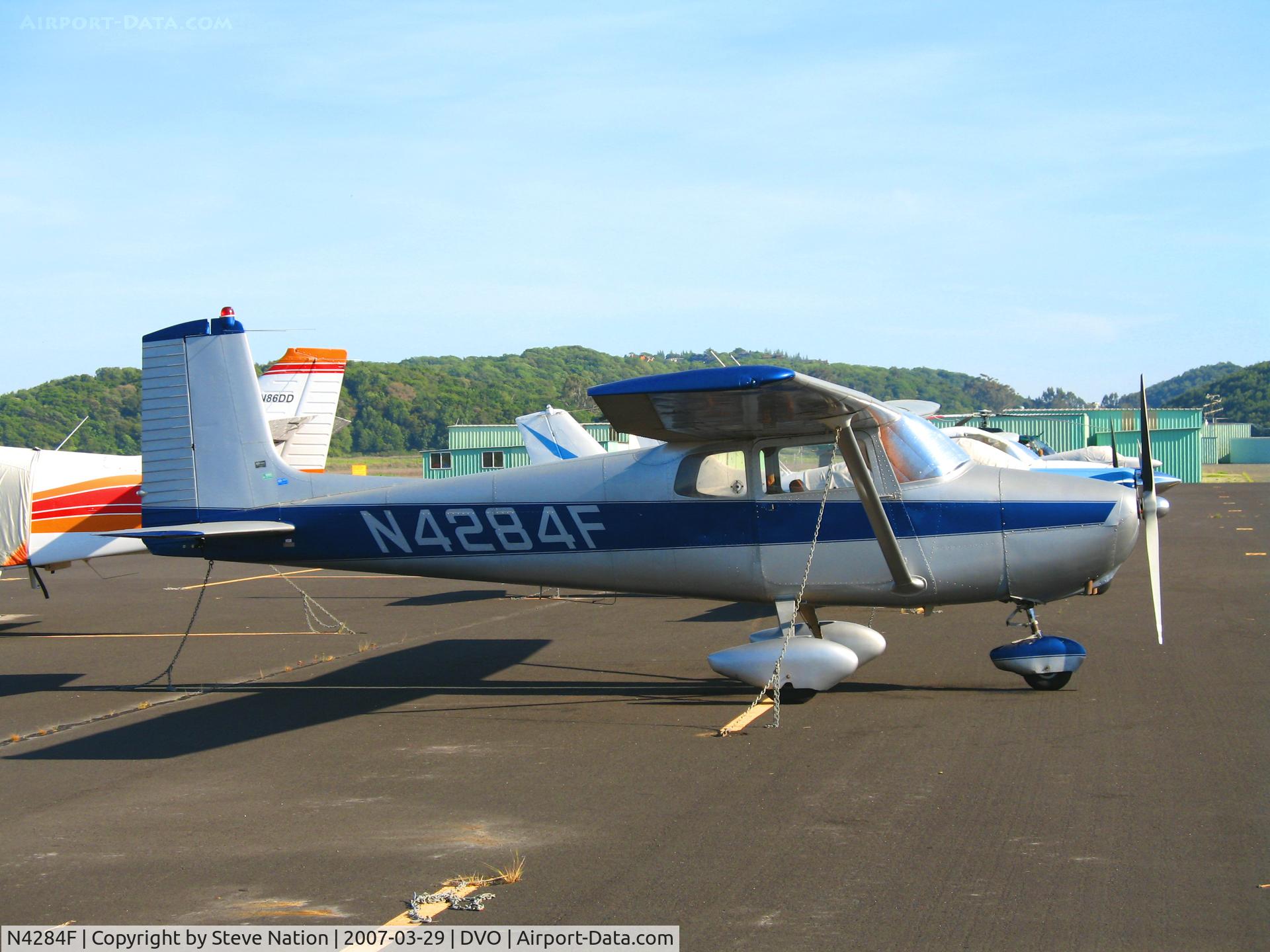 N4284F, 1958 Cessna 172 C/N 46184, 1958 Cessna 172 straight tail @ Gnoss Field (Novato), CA