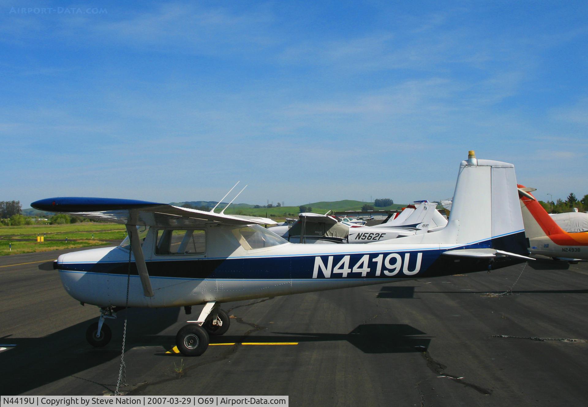 N4419U, 1964 Cessna 150D C/N 15060419, 1964 Cessna 150D @ Petaluma, CA
