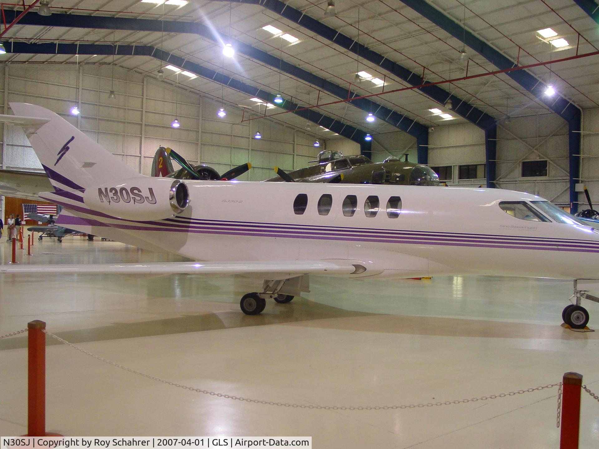 N30SJ, 2006 Sino Swearingen SJ30-2 C/N 006, On display at the Lone Star Flight Museum