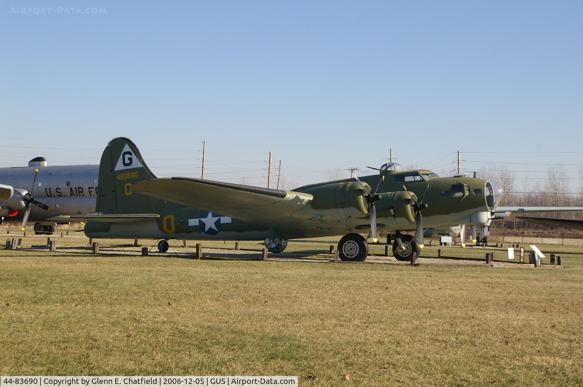 44-83690, 1944 Boeing B-17G-95-DL Flying Fortress C/N 32331, B-17G at Grissom AFB museum