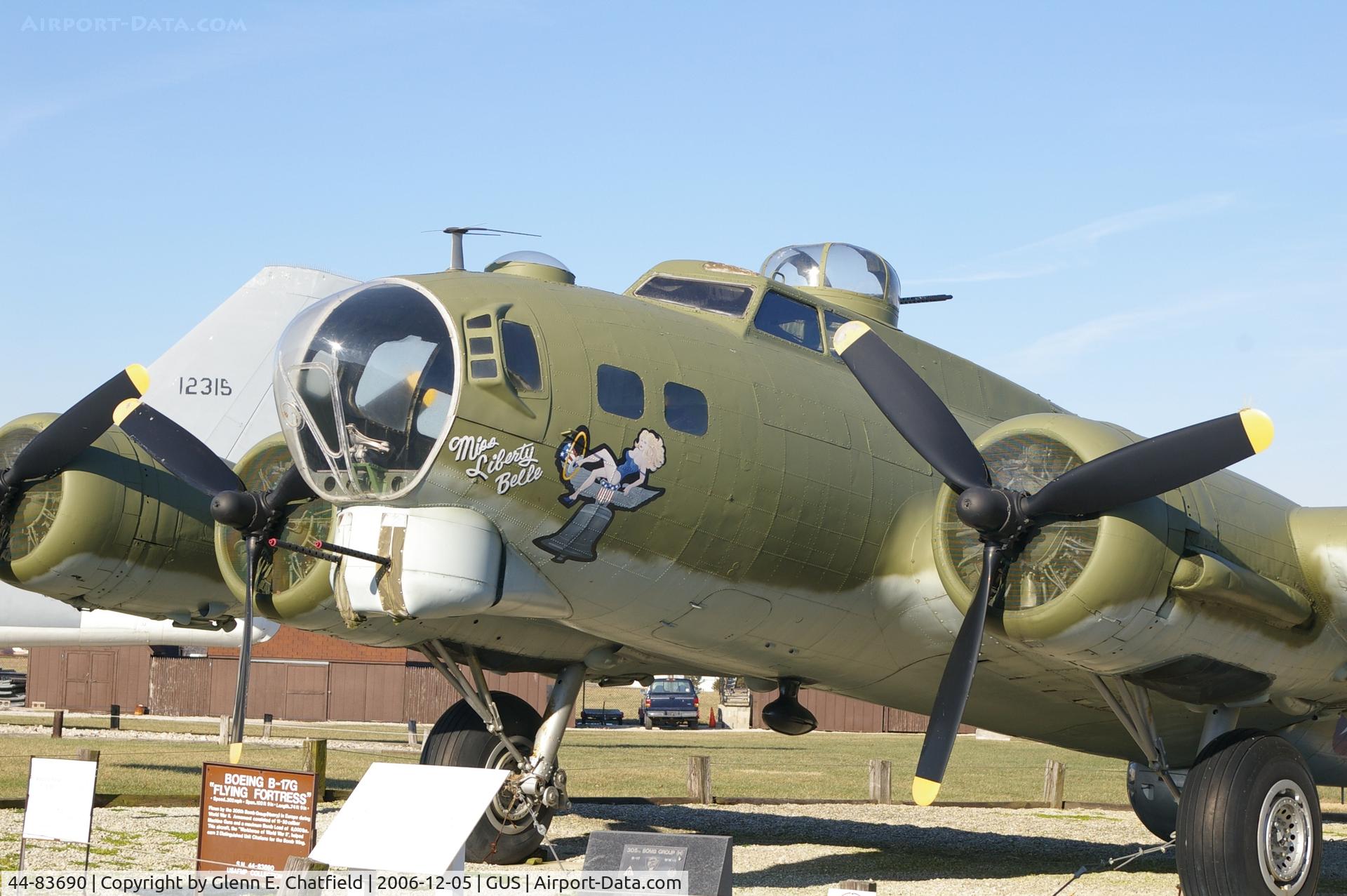 44-83690, 1944 Boeing B-17G-95-DL Flying Fortress C/N 32331, B-17G at Grissom AFB museum