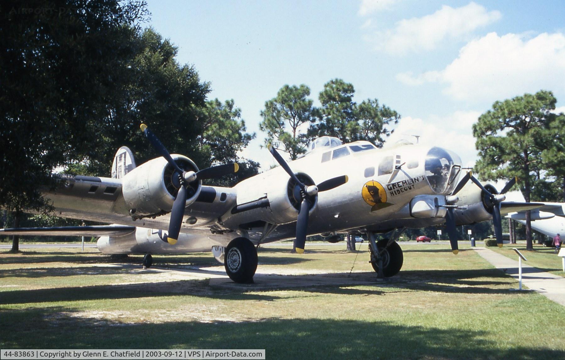 44-83863, 1944 Boeing B-17G-95-DL Flying Fortress C/N 32504, B-17G at the U.S. Air Force Armament Museum