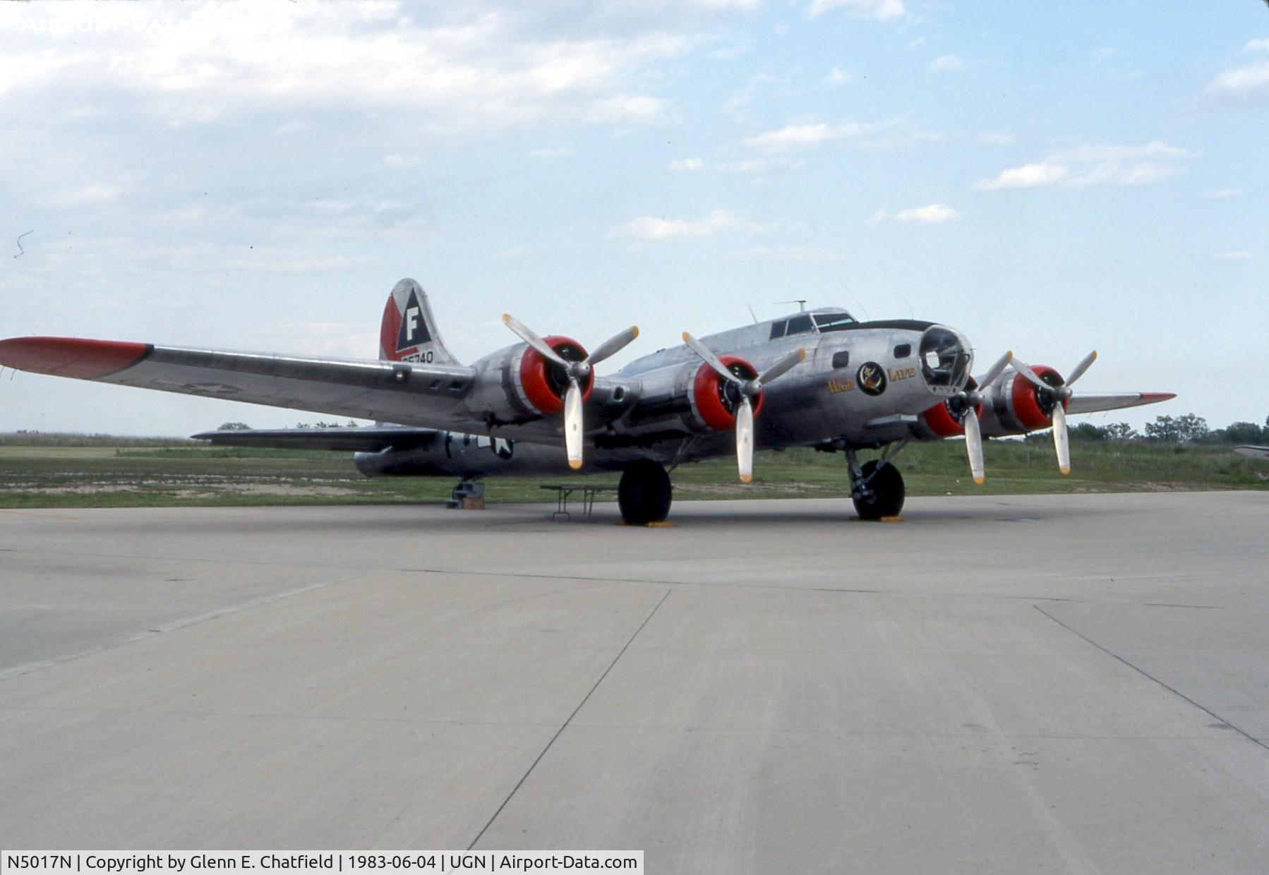 N5017N, 1944 Lockheed/Vega (Boeing) B-17G-105-VE Flying Fortress C/N 8649, Aluminum Overcast before turrets