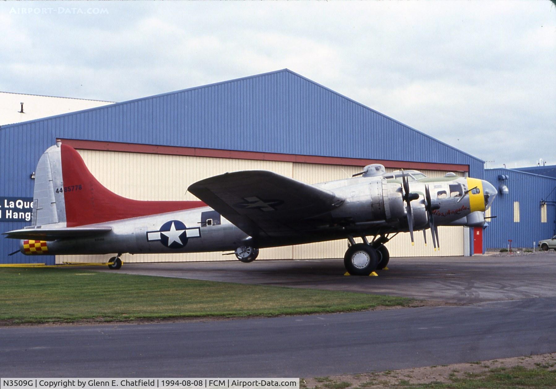 N3509G, 1944 Boeing B-17G Flying Fortress C/N Not found 44-85778, B-17G Heavenly Angel