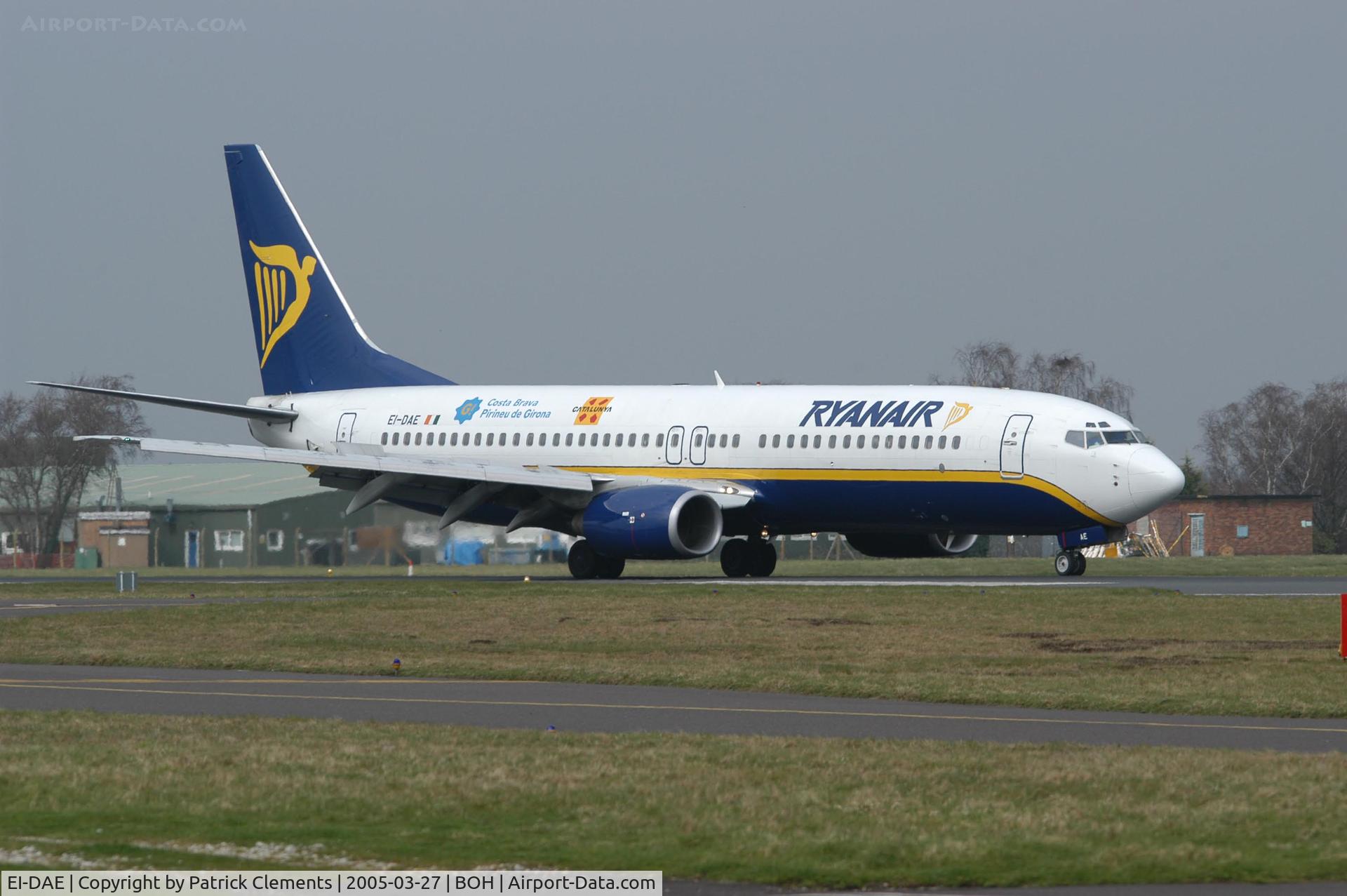 EI-DAE, 2002 Boeing 737-8AS C/N 33545, RYANAIR 737-800
