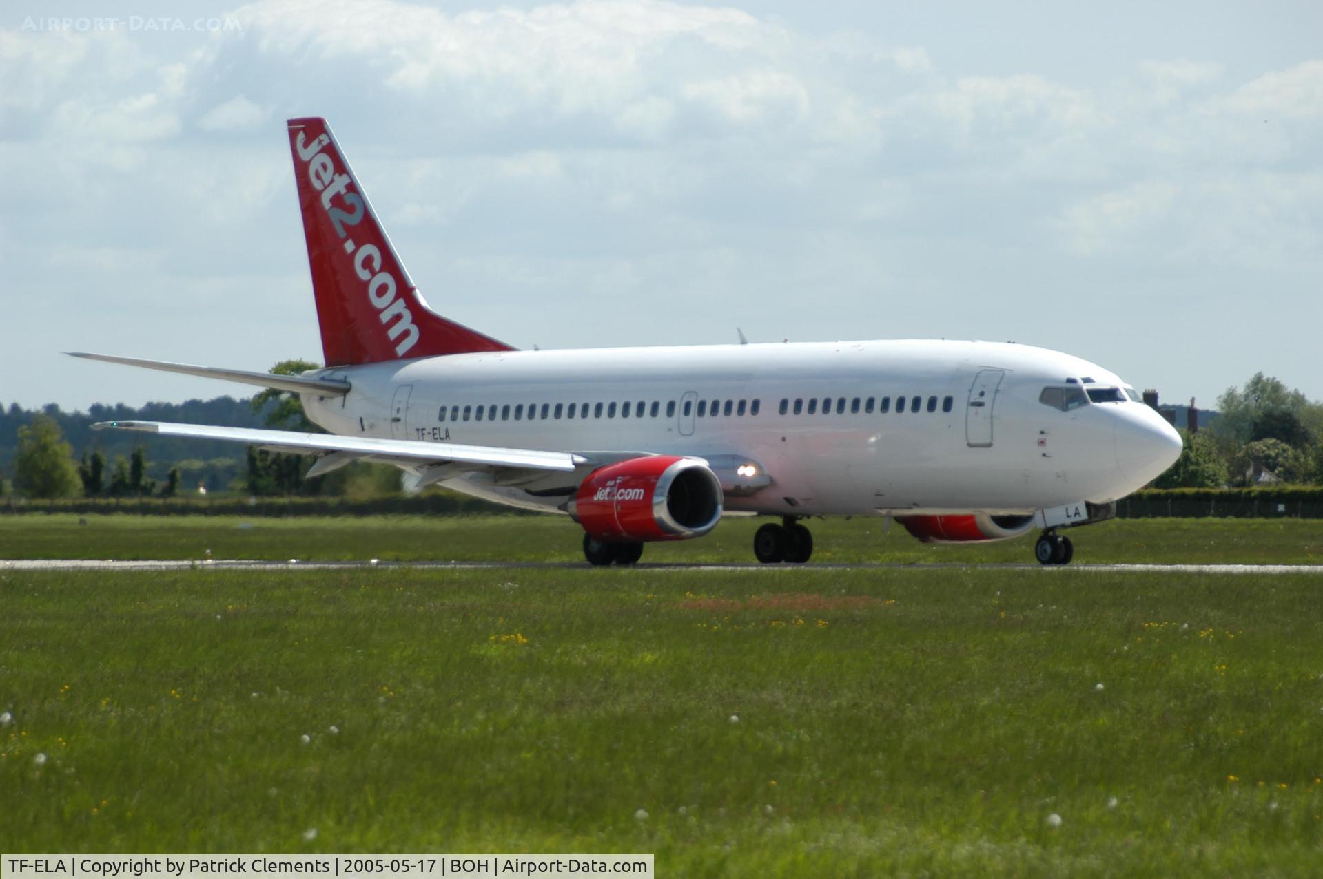 TF-ELA, 1991 Boeing 737-33AF C/N 25401, LEASED TO JET 2 BOEING 737