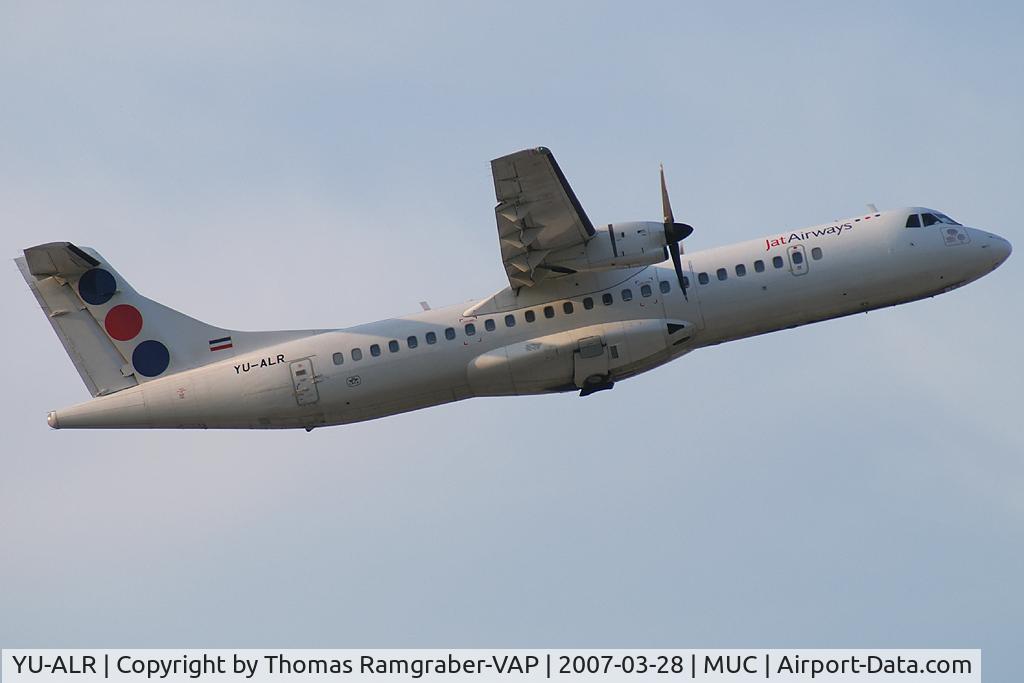 YU-ALR, 1993 ATR 72-202 C/N 357, JAT-Yugoslav Airlines ATR 72