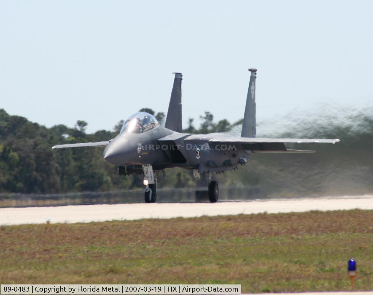 89-0483, 1989 McDonnell Douglas F-15E Strike Eagle C/N 1136/E111, F-15E