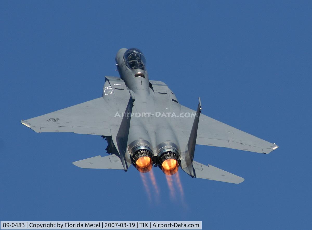 89-0483, 1989 McDonnell Douglas F-15E Strike Eagle C/N 1136/E111, F-15E