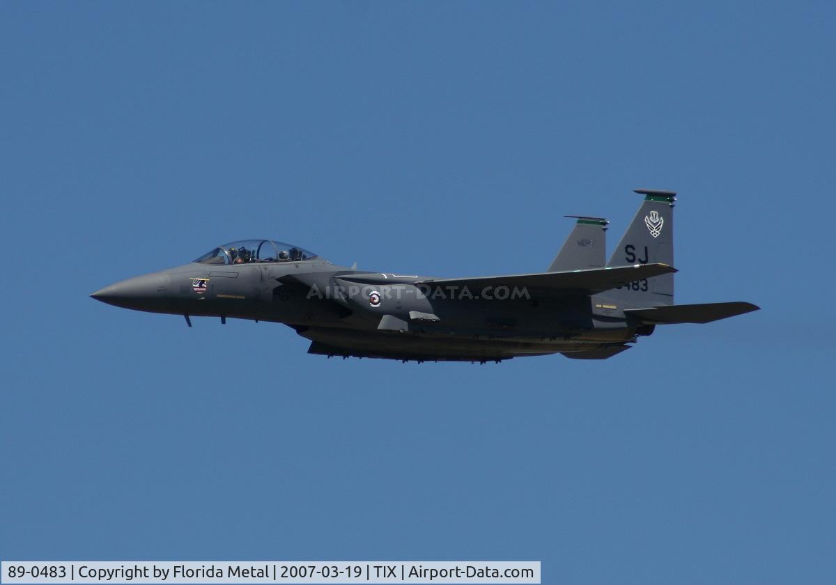 89-0483, 1989 McDonnell Douglas F-15E Strike Eagle C/N 1136/E111, F-15E