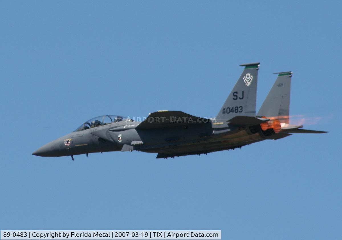 89-0483, 1989 McDonnell Douglas F-15E Strike Eagle C/N 1136/E111, F-15E