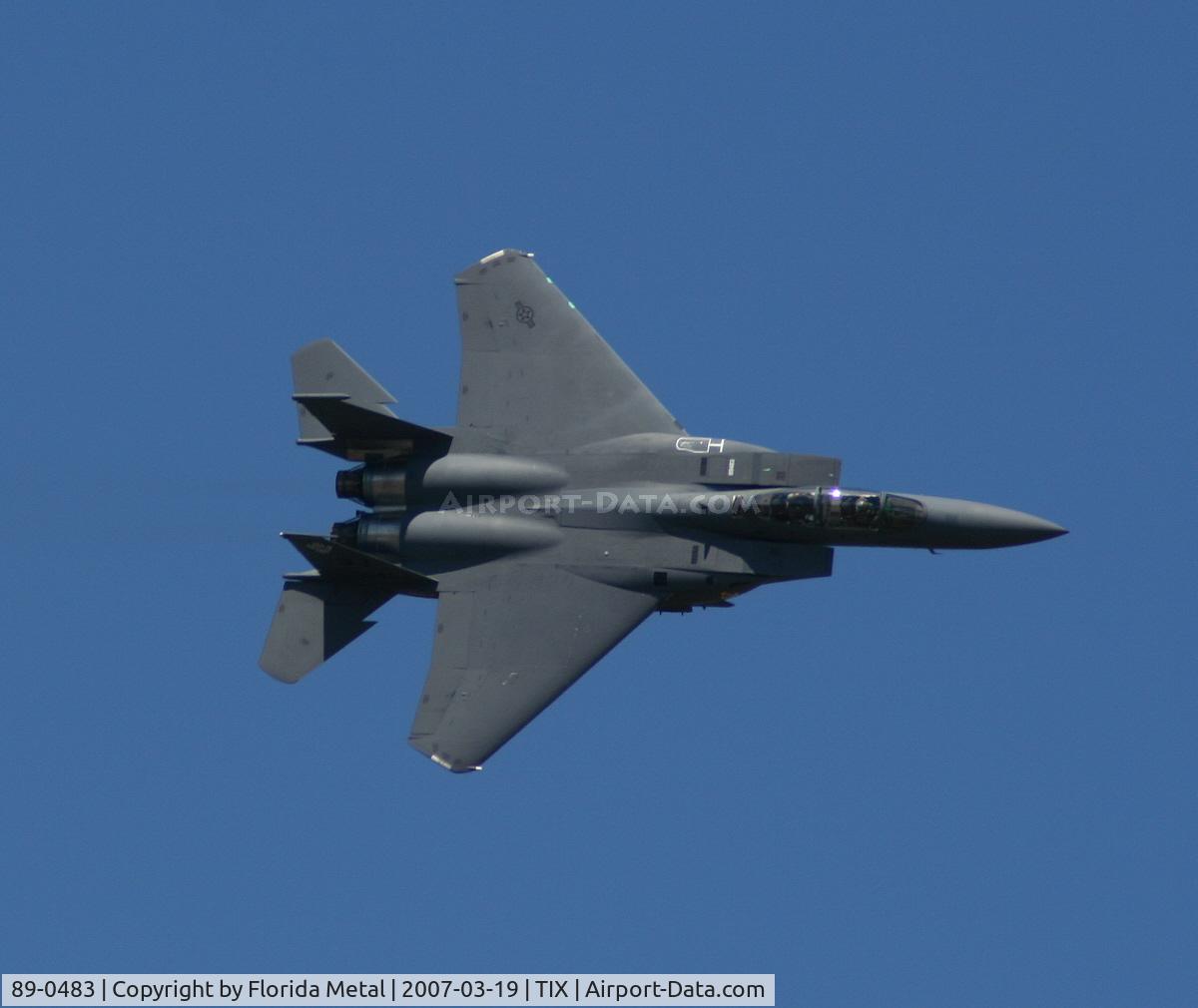89-0483, 1989 McDonnell Douglas F-15E Strike Eagle C/N 1136/E111, F-15E