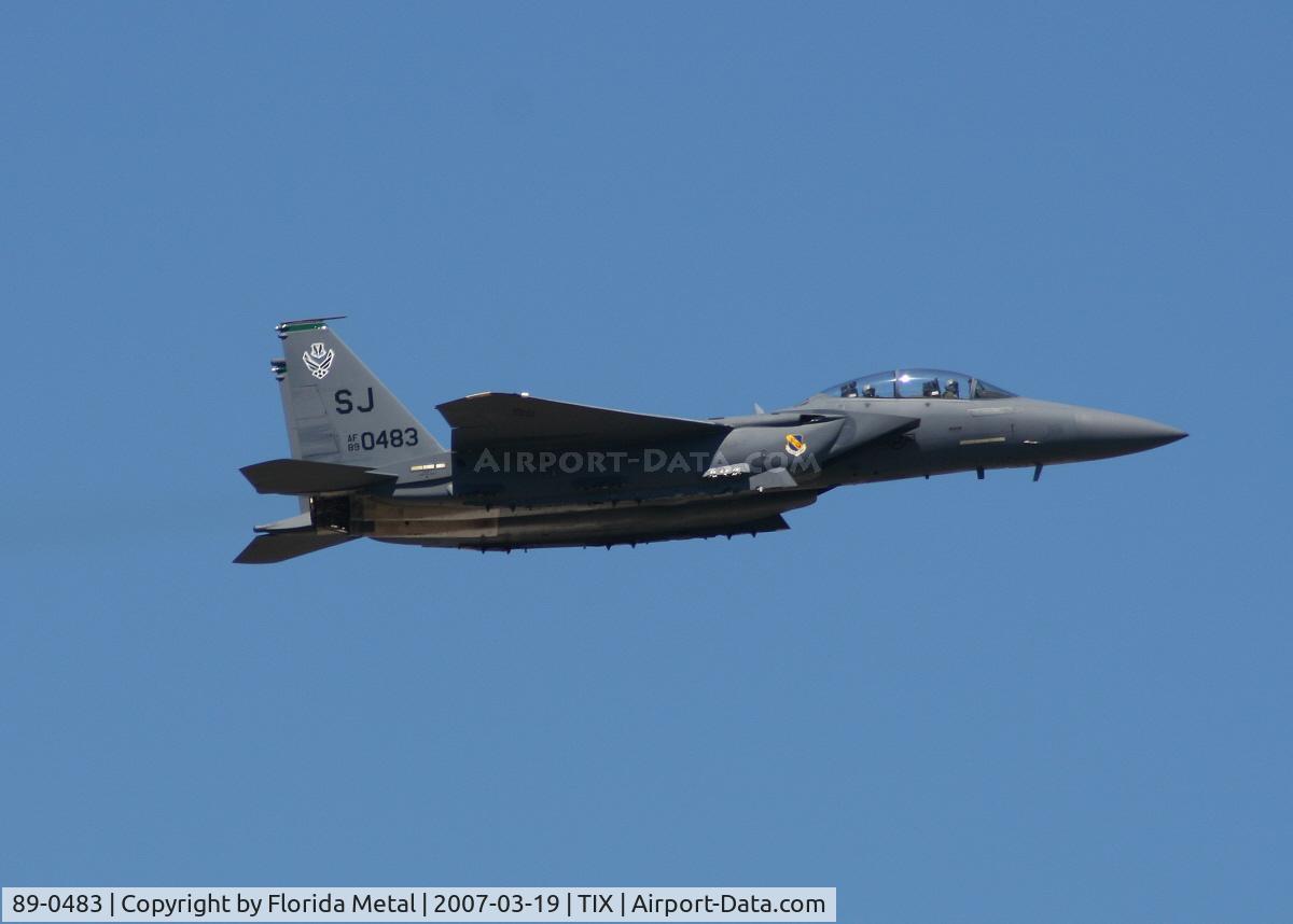 89-0483, 1989 McDonnell Douglas F-15E Strike Eagle C/N 1136/E111, F-15E