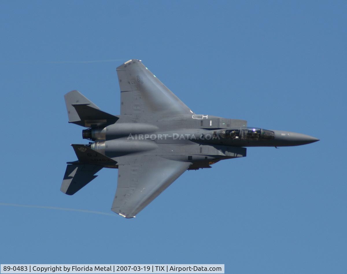 89-0483, 1989 McDonnell Douglas F-15E Strike Eagle C/N 1136/E111, F-15E