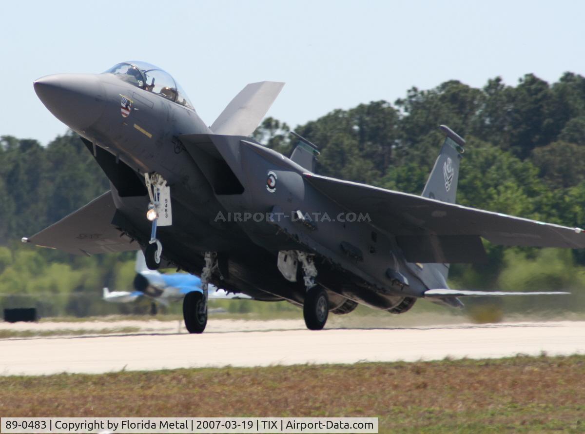 89-0483, 1989 McDonnell Douglas F-15E Strike Eagle C/N 1136/E111, F-15E