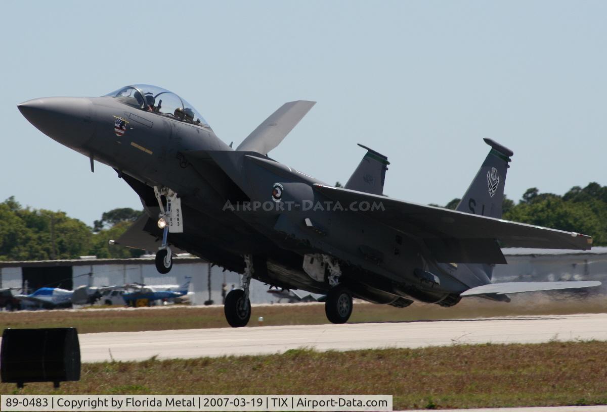89-0483, 1989 McDonnell Douglas F-15E Strike Eagle C/N 1136/E111, F-15E