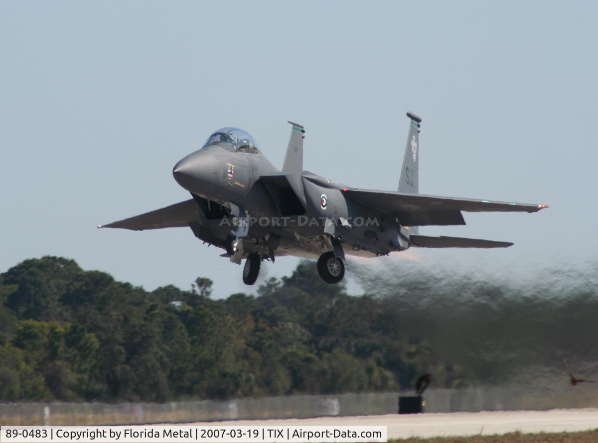 89-0483, 1989 McDonnell Douglas F-15E Strike Eagle C/N 1136/E111, F-15E