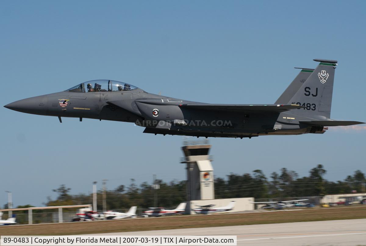 89-0483, 1989 McDonnell Douglas F-15E Strike Eagle C/N 1136/E111, F-15